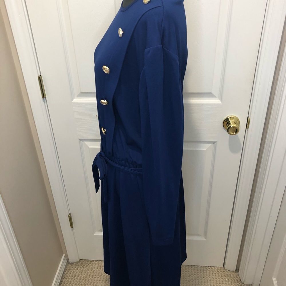 Vintage Haband For Her long sleeve blue dress - Picture 9 of 13